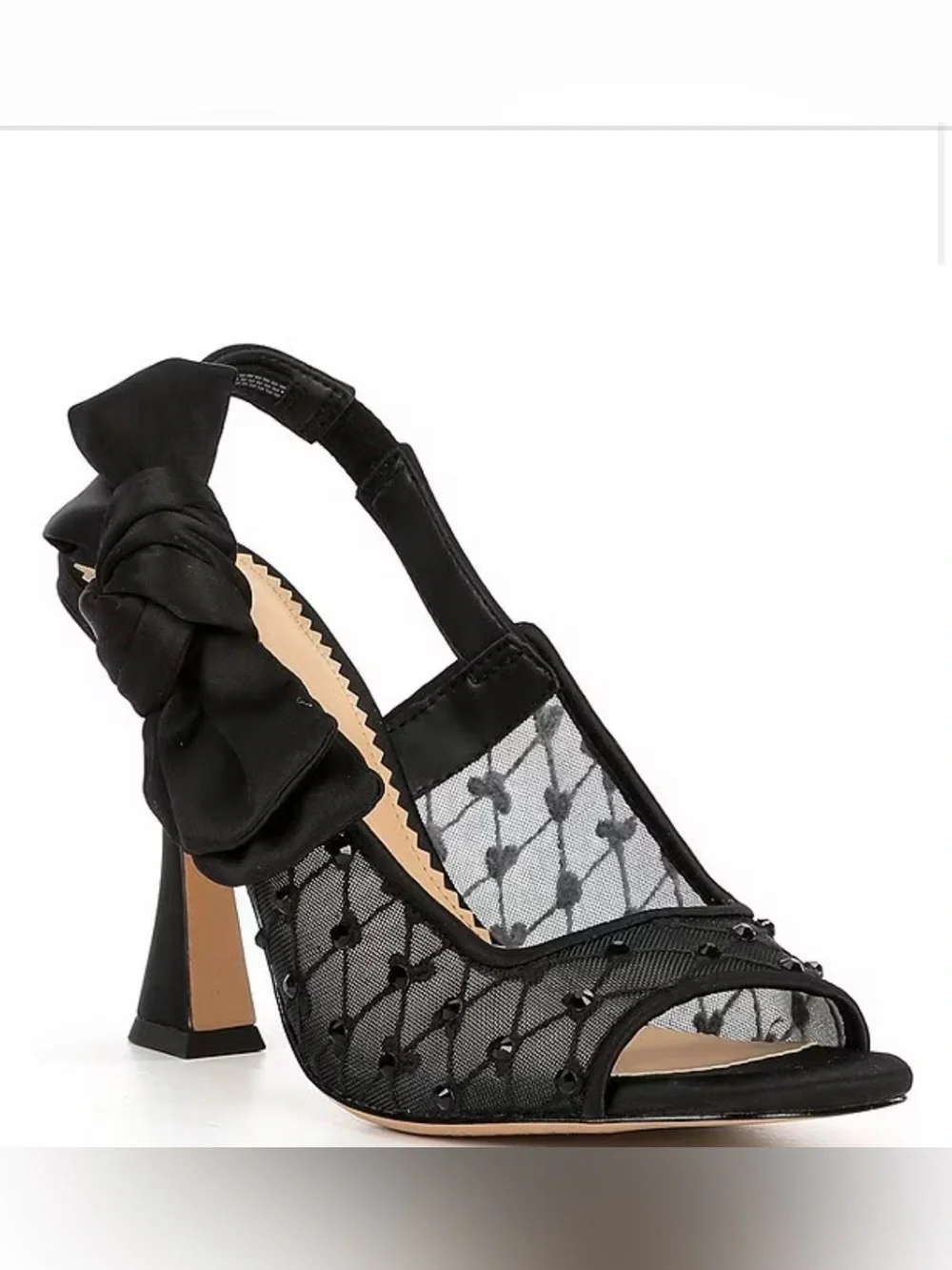 Gianni Bini Coray Two Embellished Bow Detail Slingback Dress Sandals